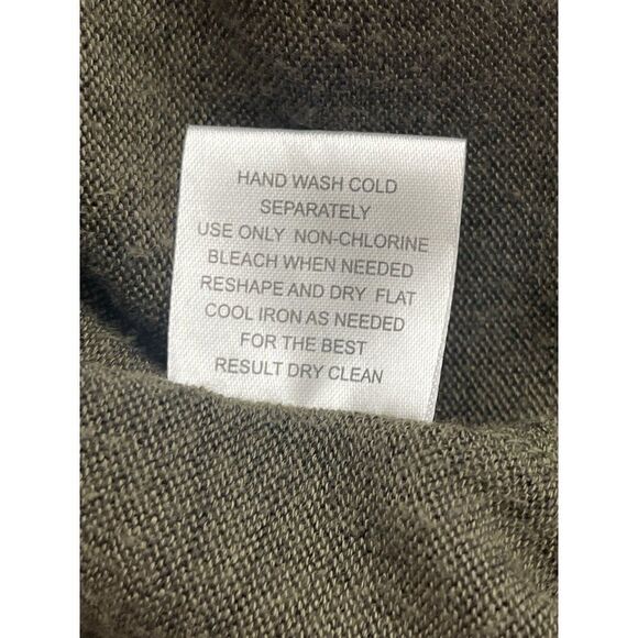 Pink Rose Green Open Front Hooded Cardigan Size S - Picture 8 of 8